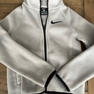 Boys Nike Grey Fleece Zip Up sweater. Size 4T